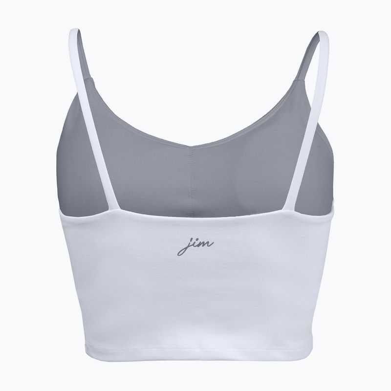 Dámský top na jógu JOYINME Feel bílý 801390 4