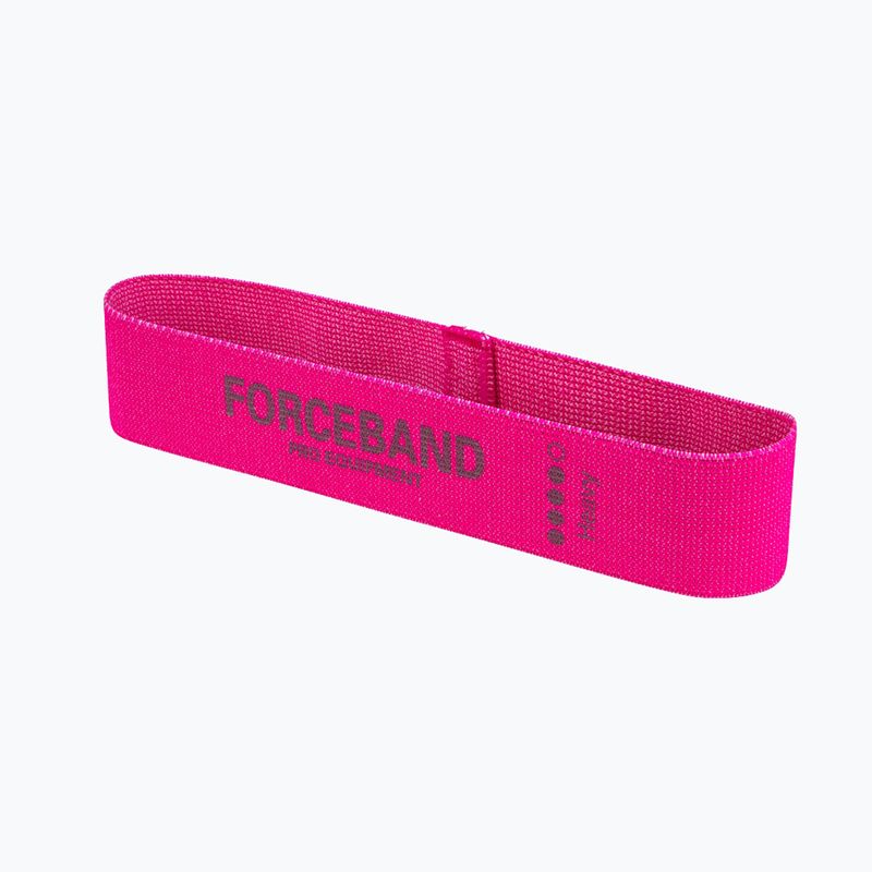 Elastických pásů FORCEBAND Mini Band 5 szt. + E-BOOK pink 3