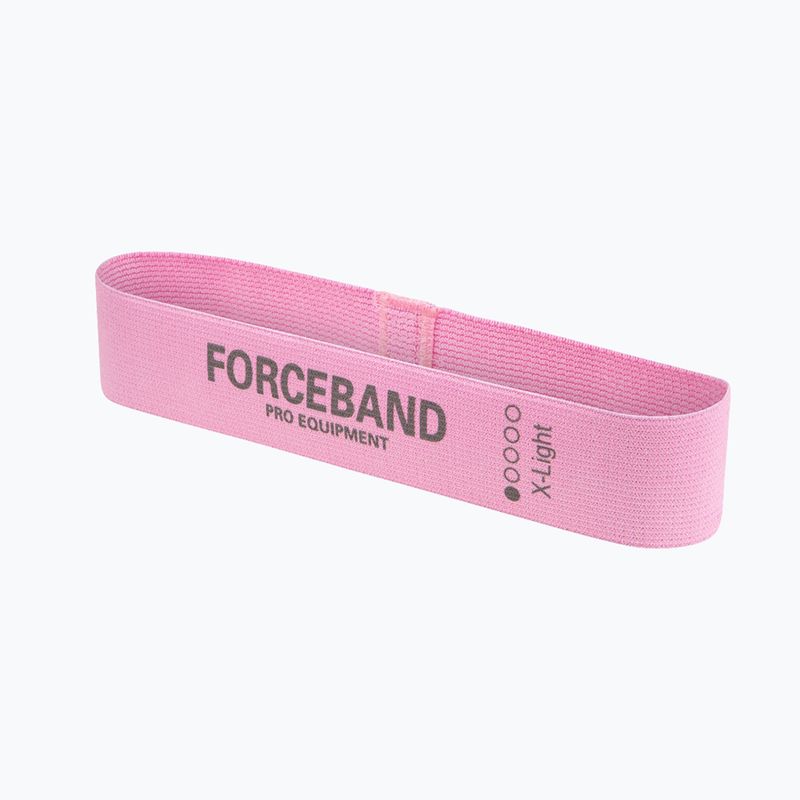 Elastických pásů FORCEBAND Mini Band 5 szt. + E-BOOK pink 4