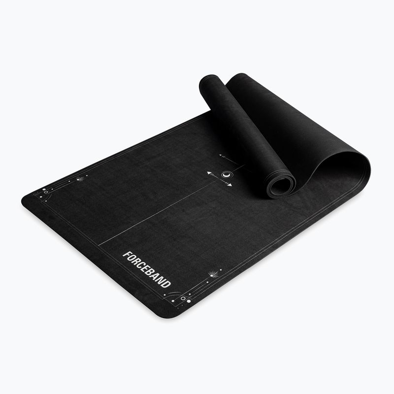 Podložka na jógu/fitness FORCEBAND Moon 4 mm black 2