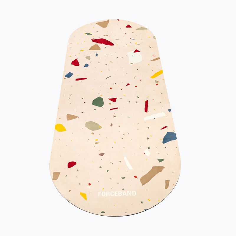 Podložka na jógu FORCEBAND Mineral microfiber + eco rubber 5 mm mineral