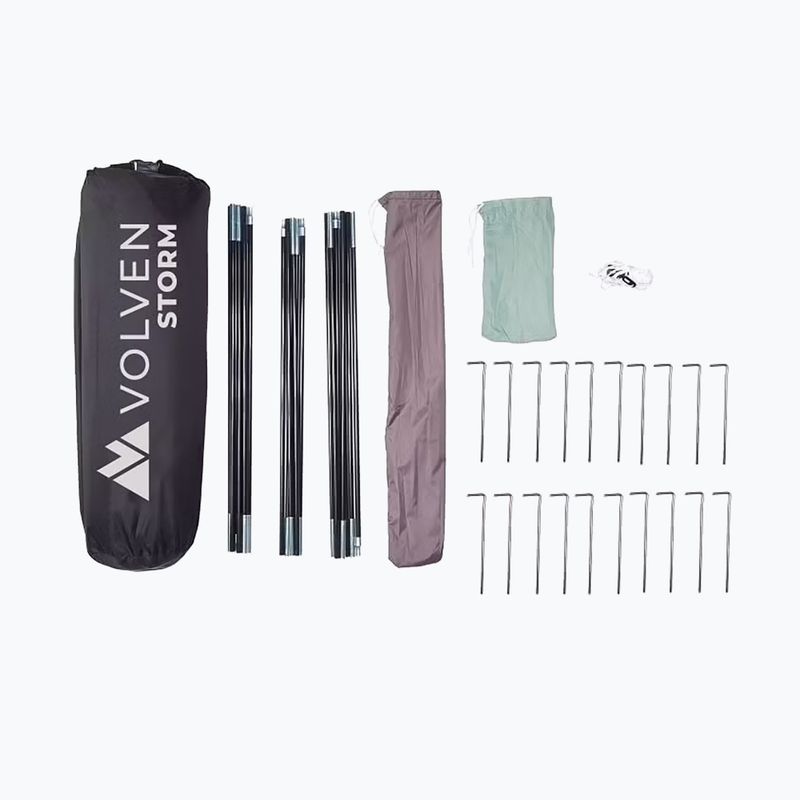 Trekový stan pro 3 osoby Volven Storm green 5