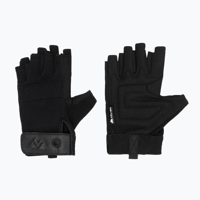 Lezecké rukavice Volven Ferrata Half Finger black
