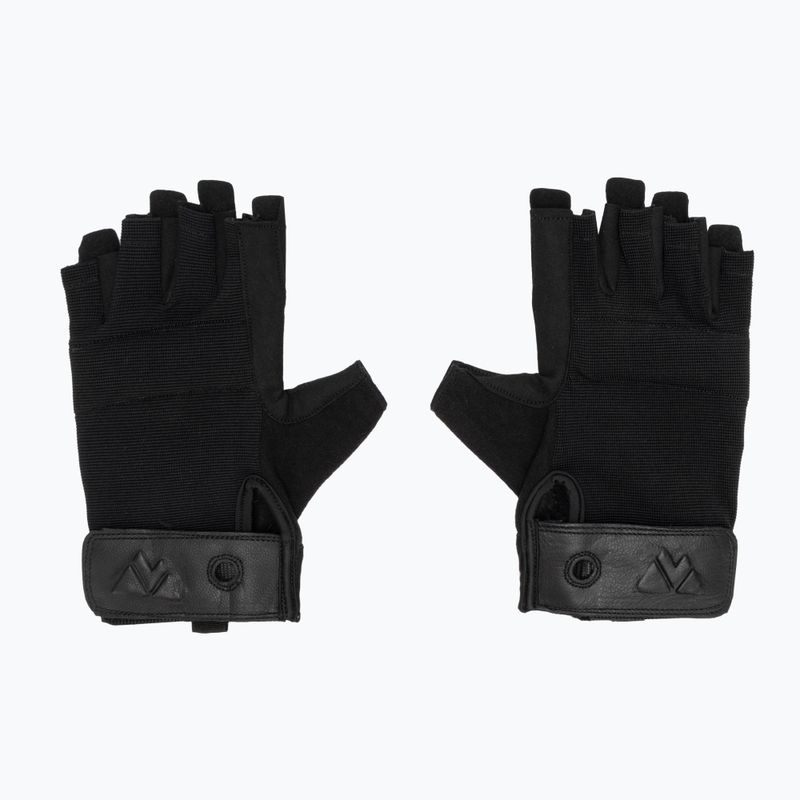 Lezecké rukavice Volven Ferrata Half Finger black 2