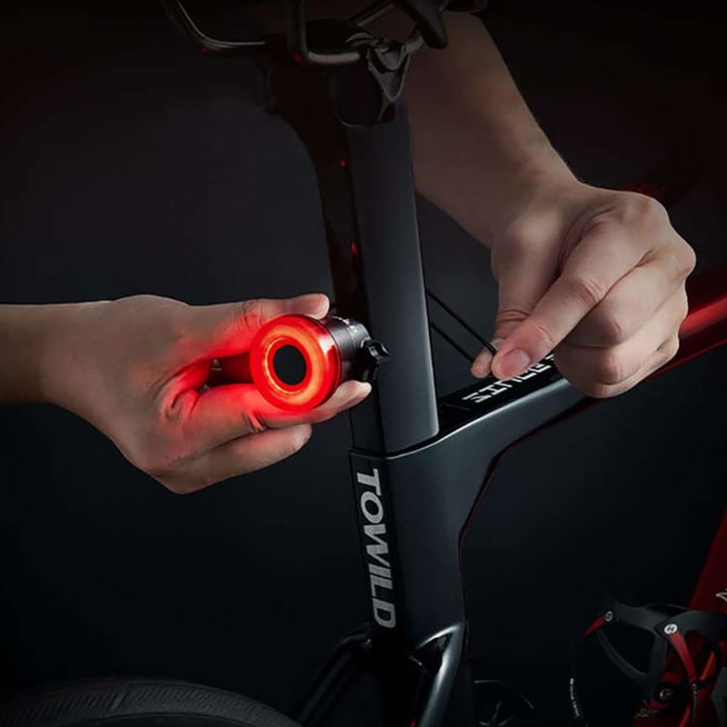 Sada světel na kolo TOWILD CL600 + sada TL03 black 3