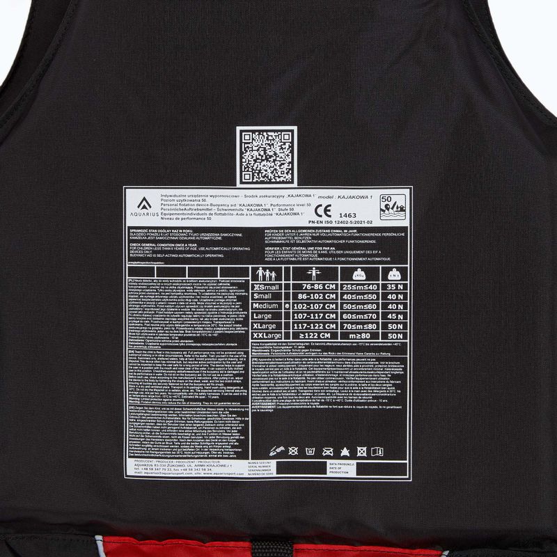 Bezpečnostní vesta Aquarius red 6