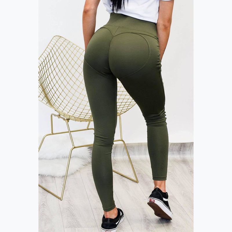 Dámské legíny Chiara Wear Push Up khaki 2