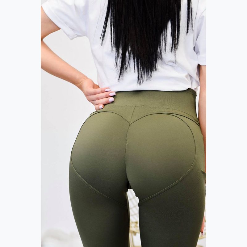 Dámské legíny Chiara Wear Push Up khaki 4