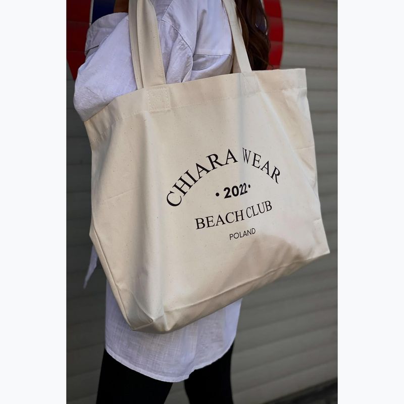 Chiara Wear Beach Club Tote ecru bag 6