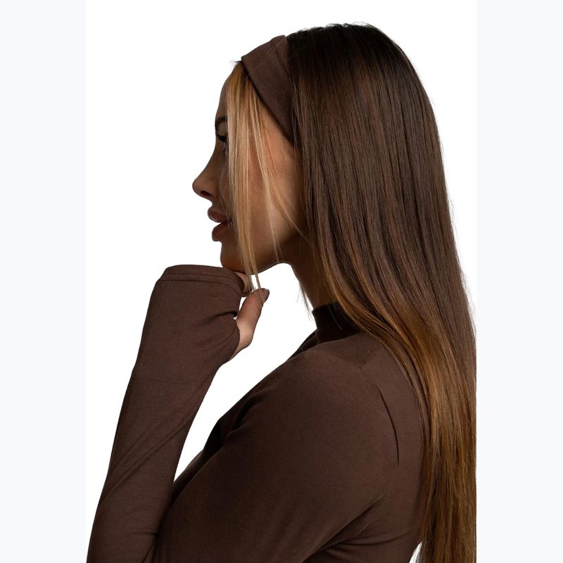 Chiara Wear dámská bavlněná čelenka hnědá 2