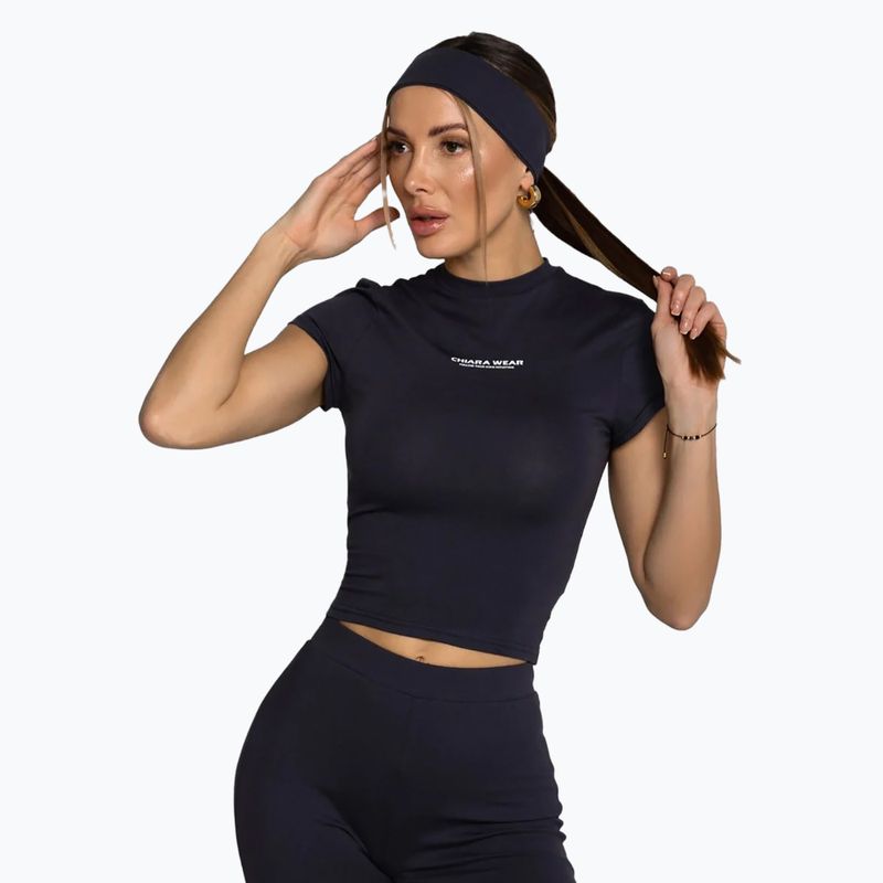 Chiara Wear dámská čelenka bavlna grafitová 2