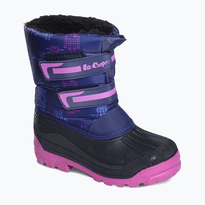Dětské sněhule Lee Cooper LCJ-23-44-2007 navy/fuchsia 7
