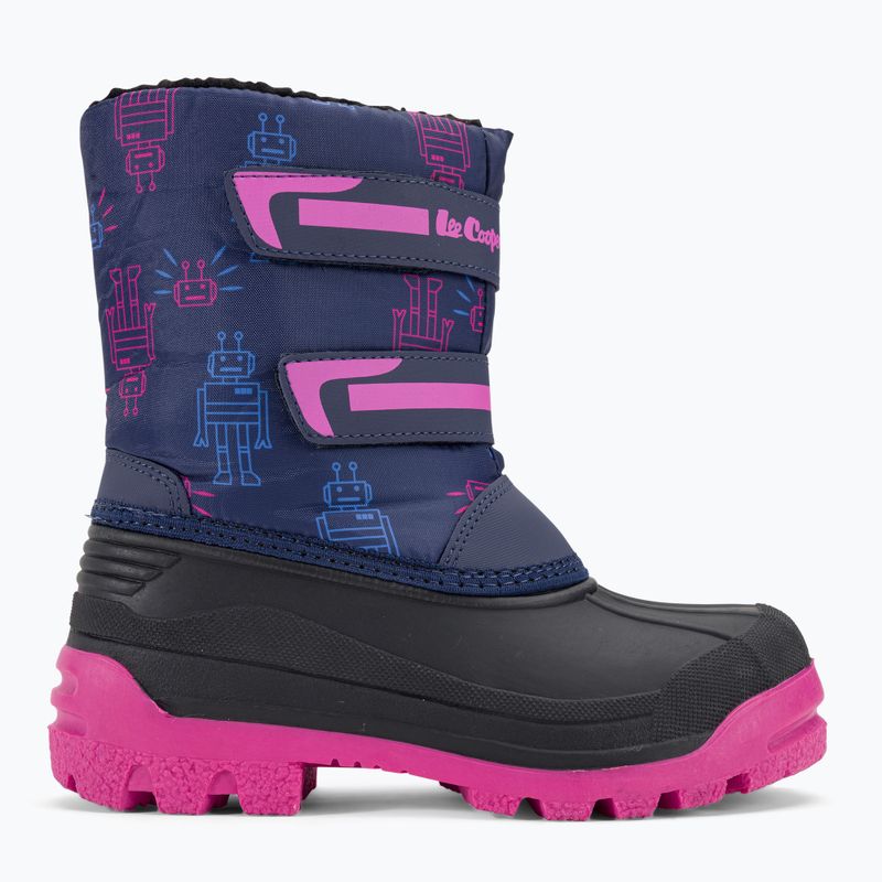 Dětské sněhule Lee Cooper LCJ-23-44-2007 navy/fuchsia 2