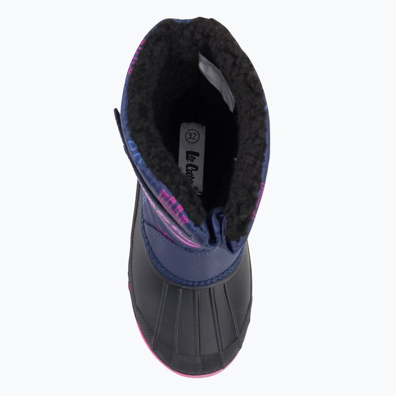 Dětské sněhule Lee Cooper LCJ-23-44-2007 navy/fuchsia 6