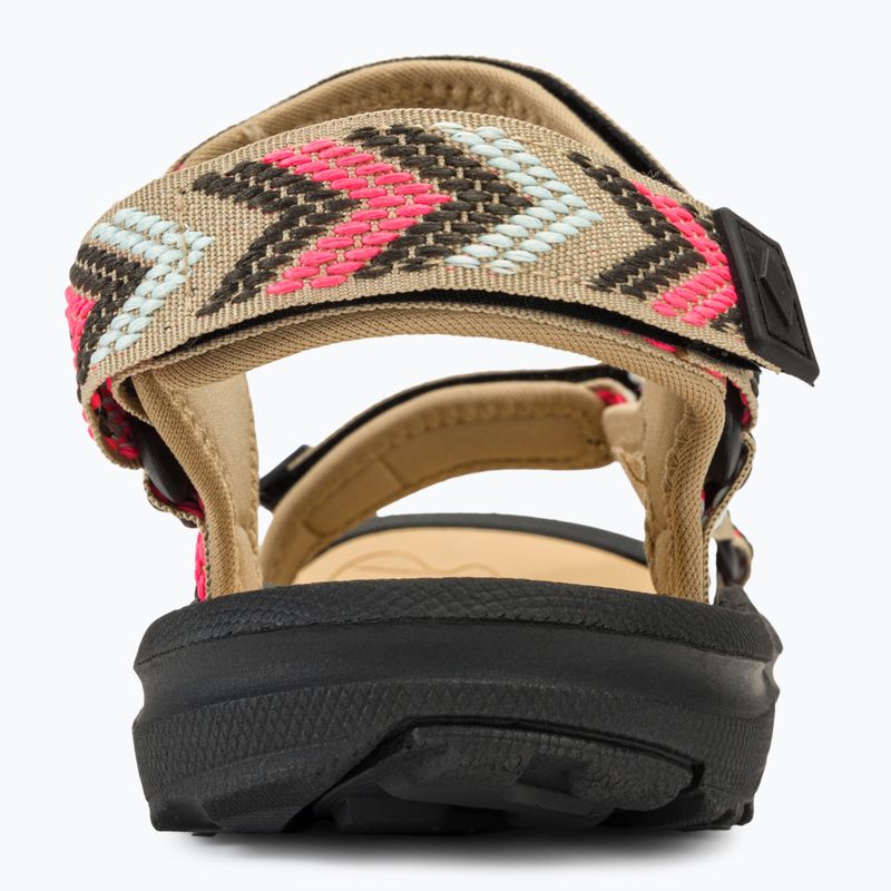 Lee Cooper dámské sandály LCW-24-34-2612 béžová / červená 6