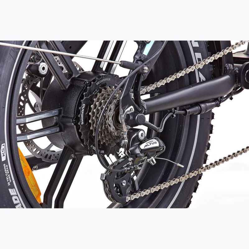 JOBOBIKE Eddy 48V 14Ah 672Wh elektrické kolo černé 4