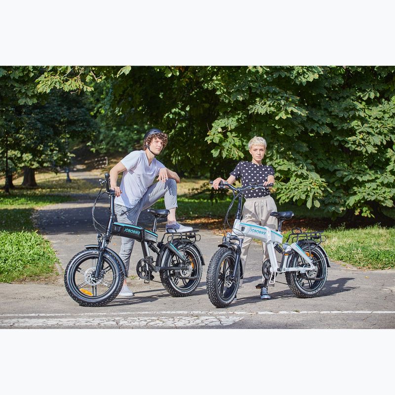 JOBOBIKE Eddy X 48V 14Ah 672Wh bílé elektrické kolo 9