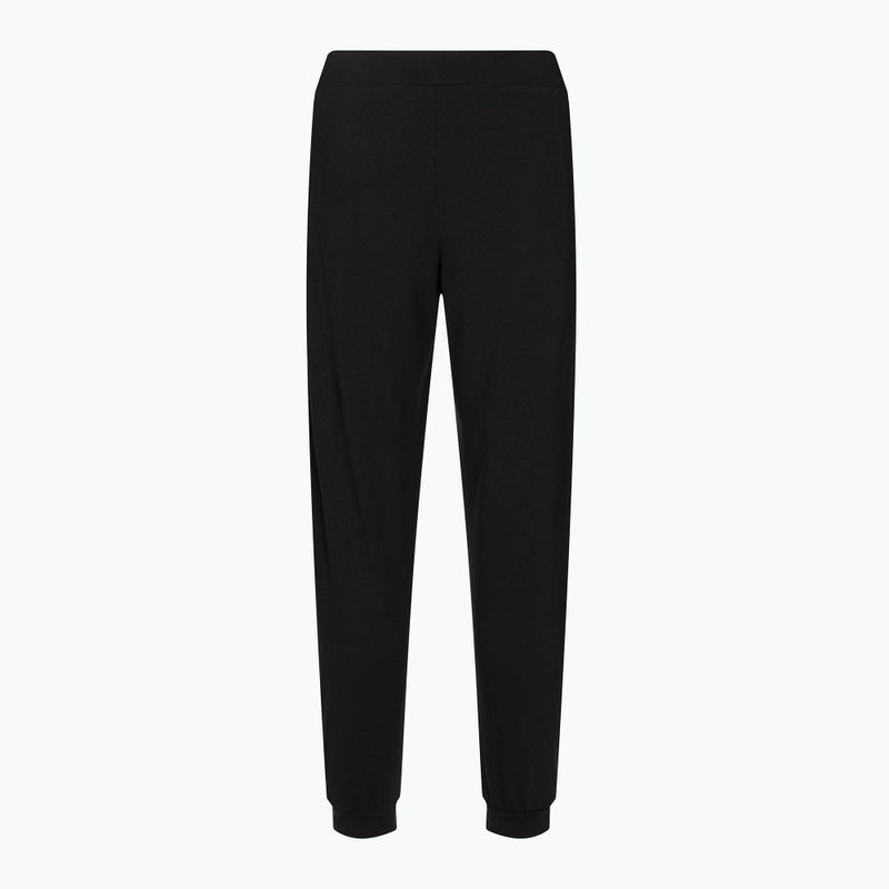 Dámské kalhoty na jógu Moonholi Crescent Open Sweatpants Sky černé 221 2