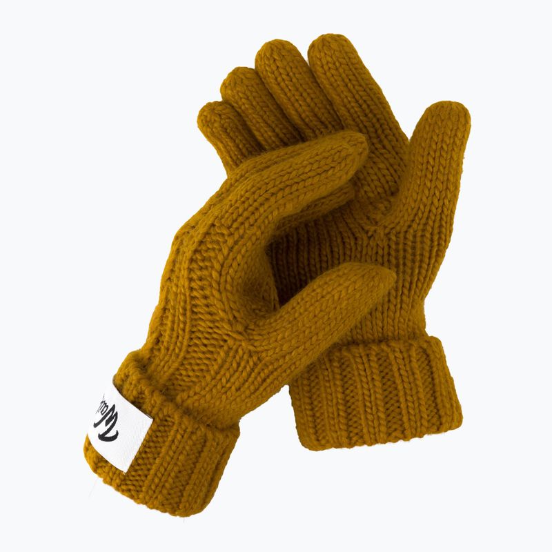 Dámské trekové rukavice Waikane Vibe Mustard hnědé