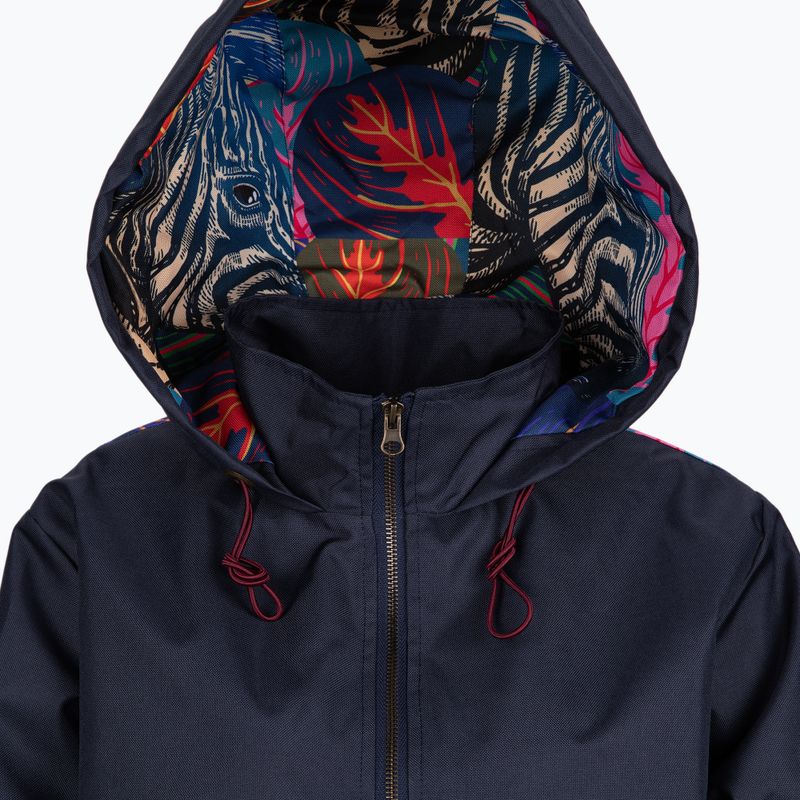 Dámská nepromokavá bunda Waikane Vibe Blue Zebra tmavě modrá 3