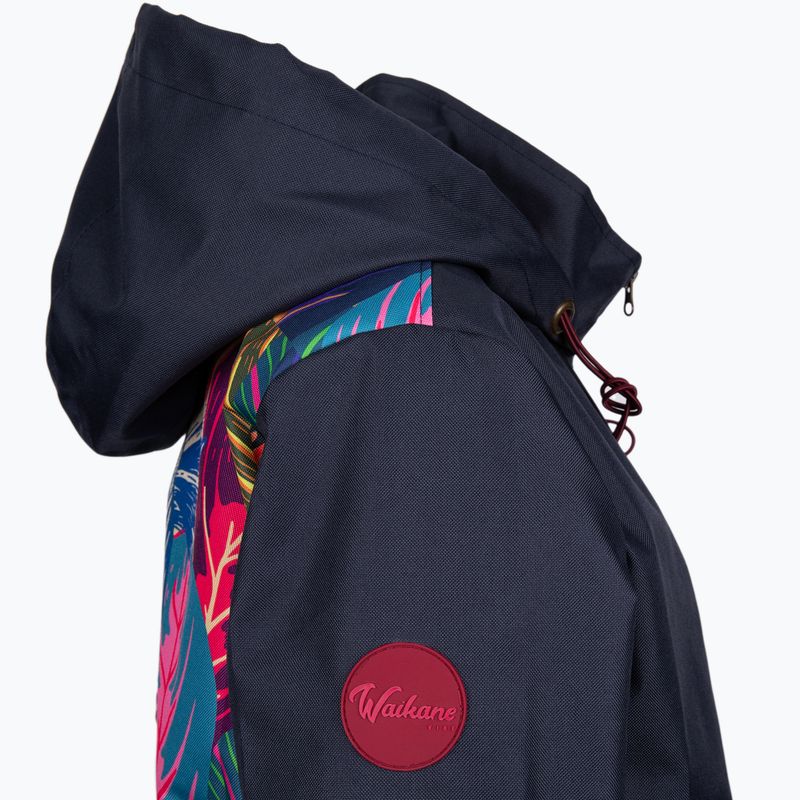 Dámská nepromokavá bunda Waikane Vibe Blue Zebra tmavě modrá 4