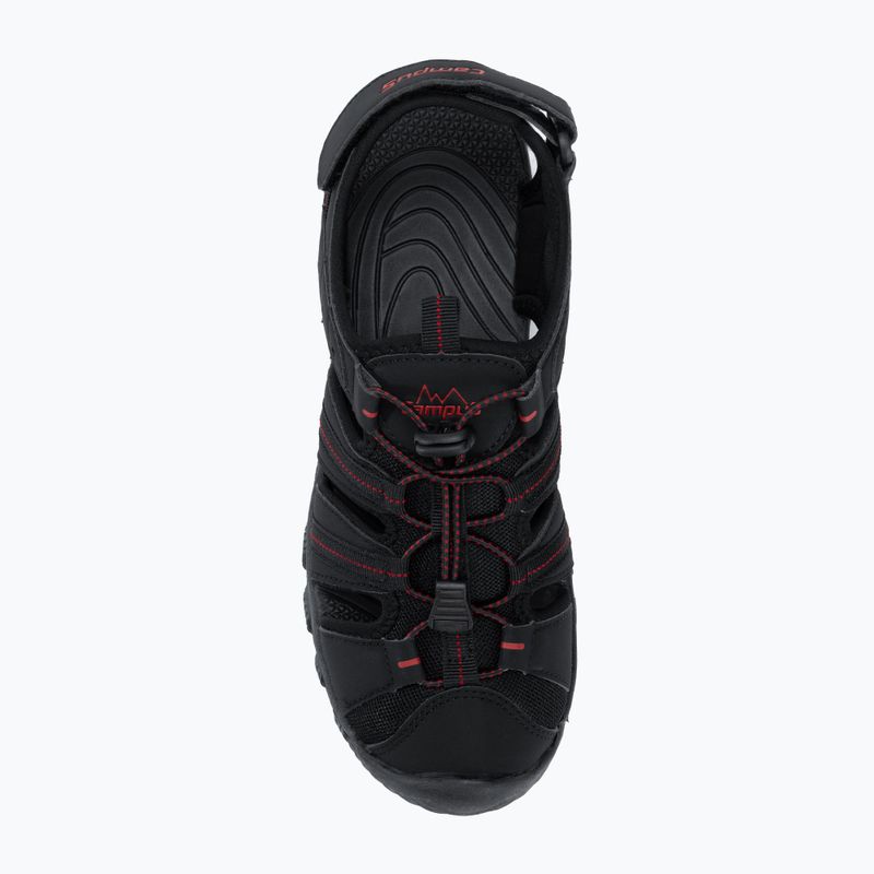 Pánské trekové sandály CampuS Carlit black/red 5