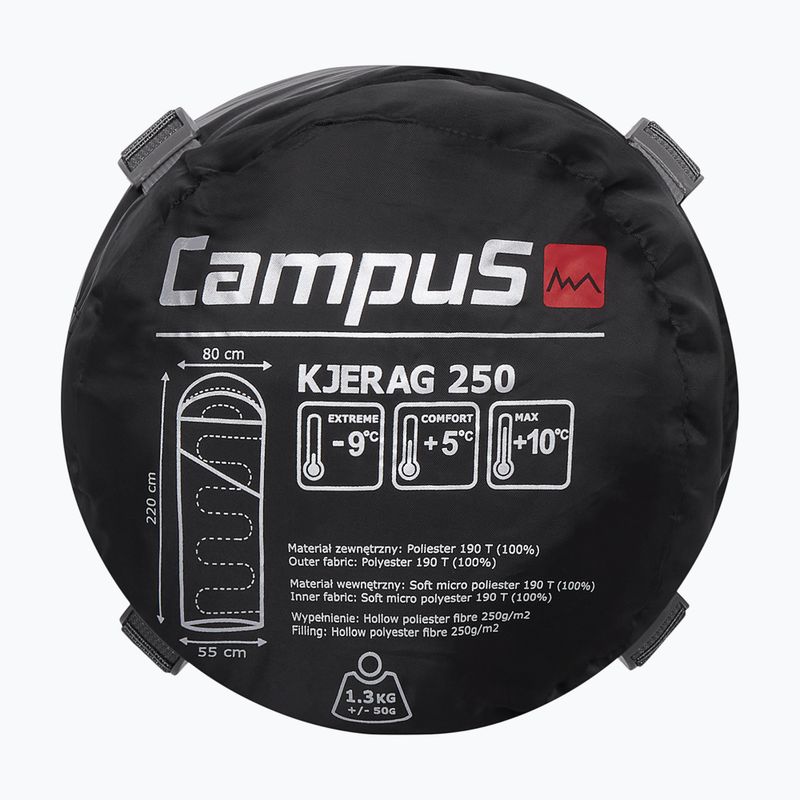 Spací pytel CampuS Kjerag 250 black-grey CUP702123404 8