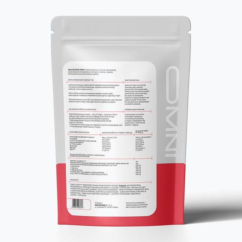 Izotonický nápoj OMNI RUNNING Regener Drink 600 g 2