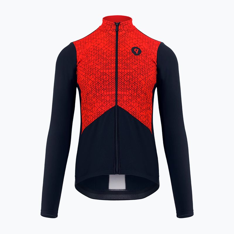 Quest Tokyo červeno-černá pánská cyklistická mikina S21/BLUZA-TOKYO-RED-MAN