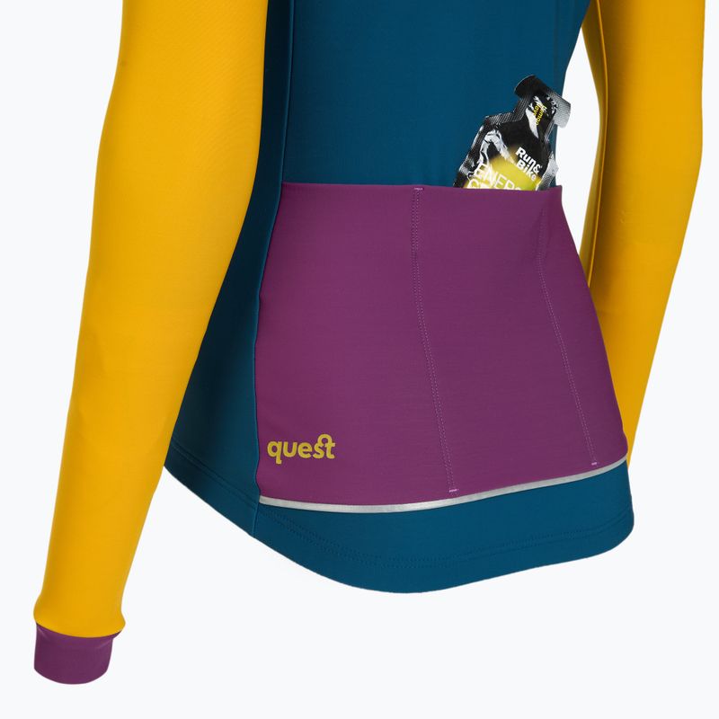 Dámská cyklistická mikina Quest Navigator green 4