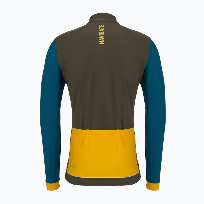 Pánská cyklistická mikina Quest Navigator green 2