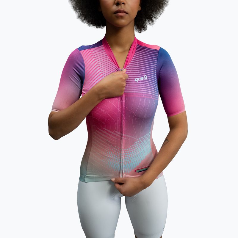 Dámský cyklistický dres Quest Pink Wind W 6