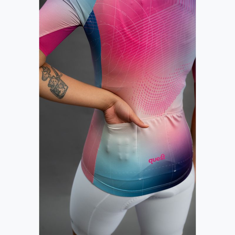Dámský cyklistický dres Quest Pink Wind W 8