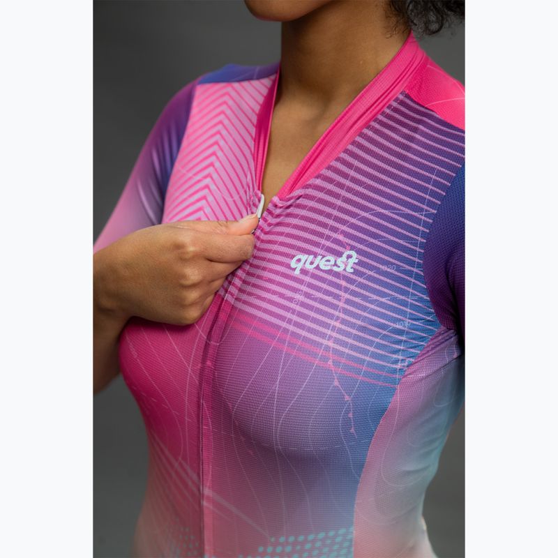 Dámský cyklistický dres Quest Pink Wind W 9