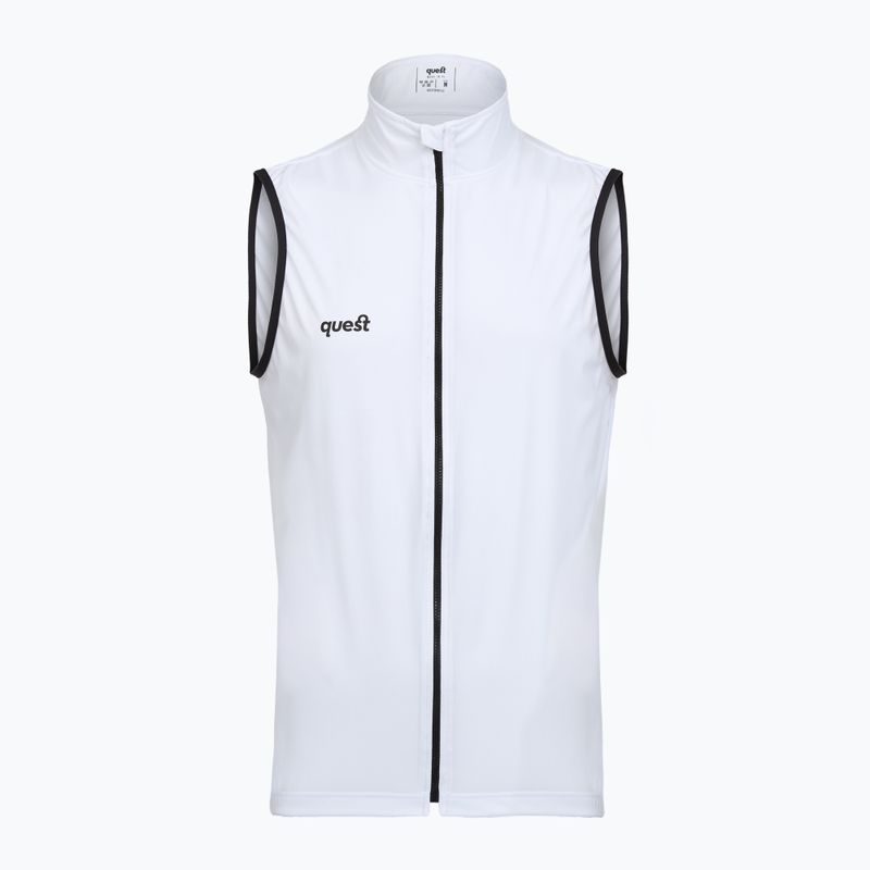 Pánská cyklistická vesta Quest Summer white