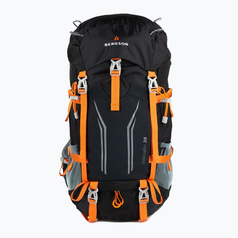 Turistický batoh BERGSON Tunnebo 35 l black/orange