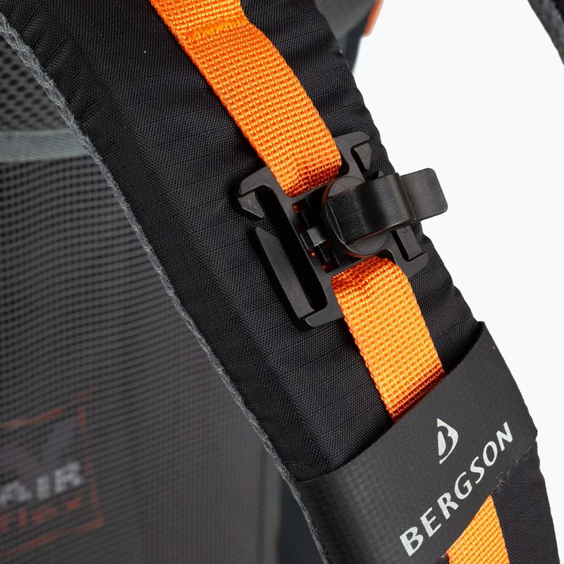 Turistický batoh BERGSON Tunnebo 35 l black/orange 12