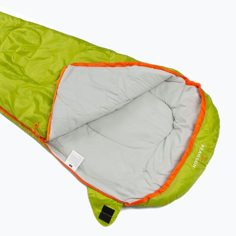 Dětský spací pytel BERGSON Junior 300 grenoble green 3