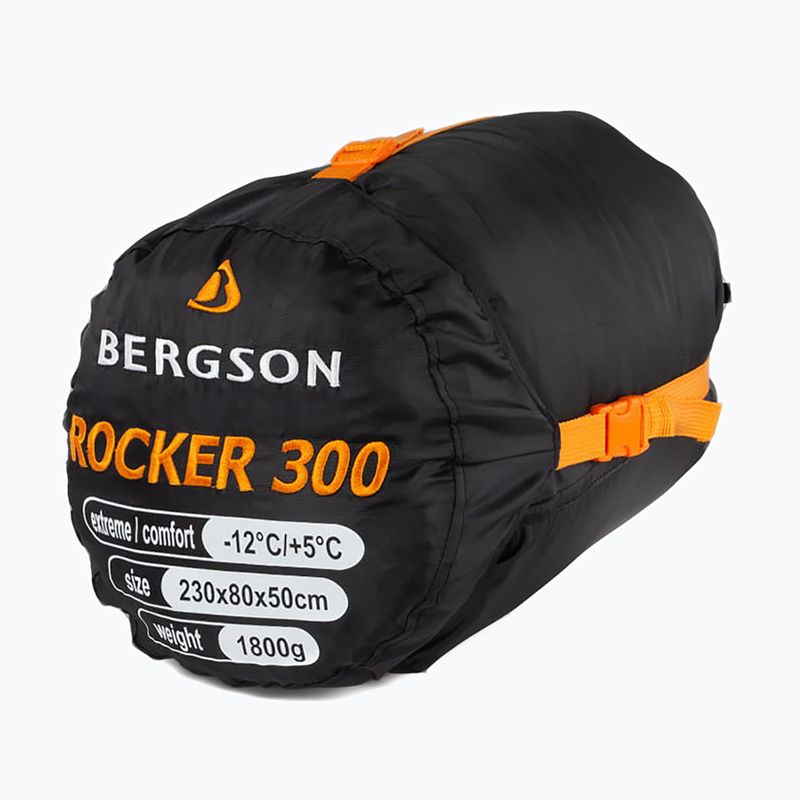 Spací pytel BERGSON Rocker 300 asfalt/navy 9