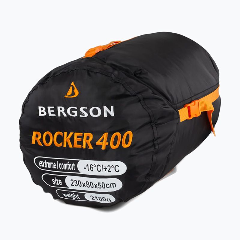 Spací pytel BERGSON Rocker 400 asfalt/navy 9
