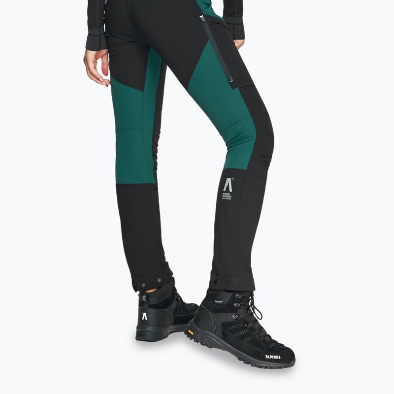 Dámské outdoorové kalhoty Alpinus Socompa zelené 4
