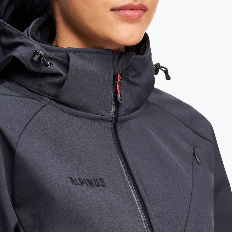 Dámská softshellová bunda Alpinus Minthi graphite/black 3