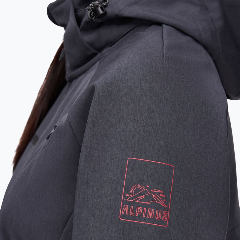 Dámská softshellová bunda Alpinus Minthi graphite/black 4