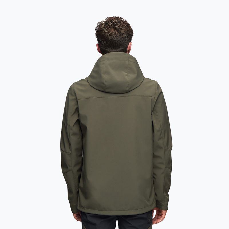 Pánská softshellová bunda Alpinus Roignais Tactical olivově zelená 3