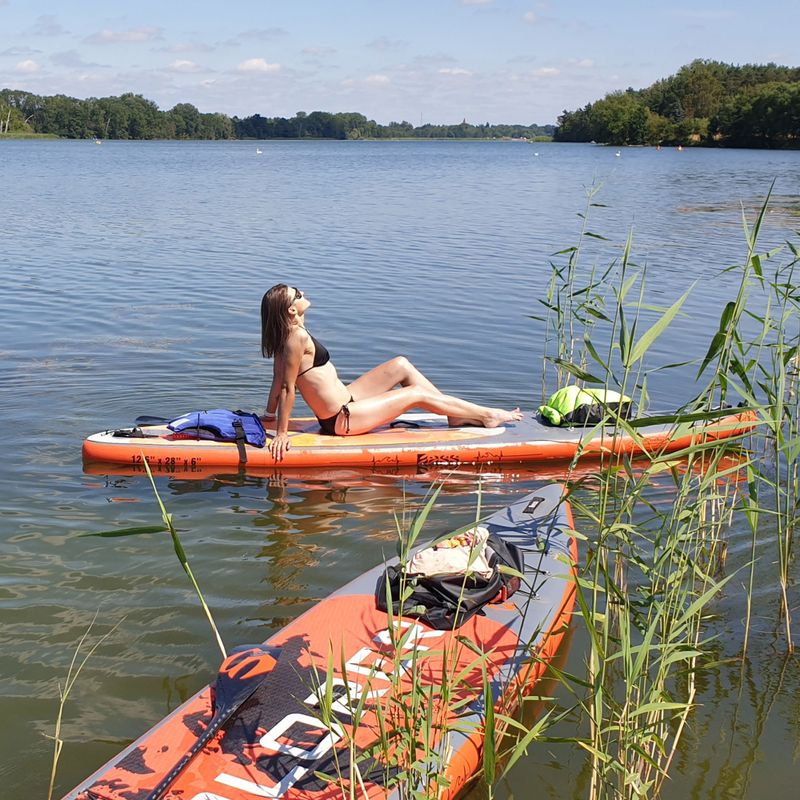 Bass SUP Explorer board orange-grey 8