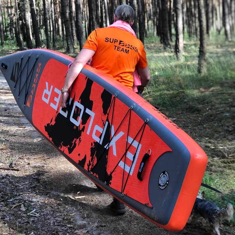 Bass SUP Explorer board orange-grey 9