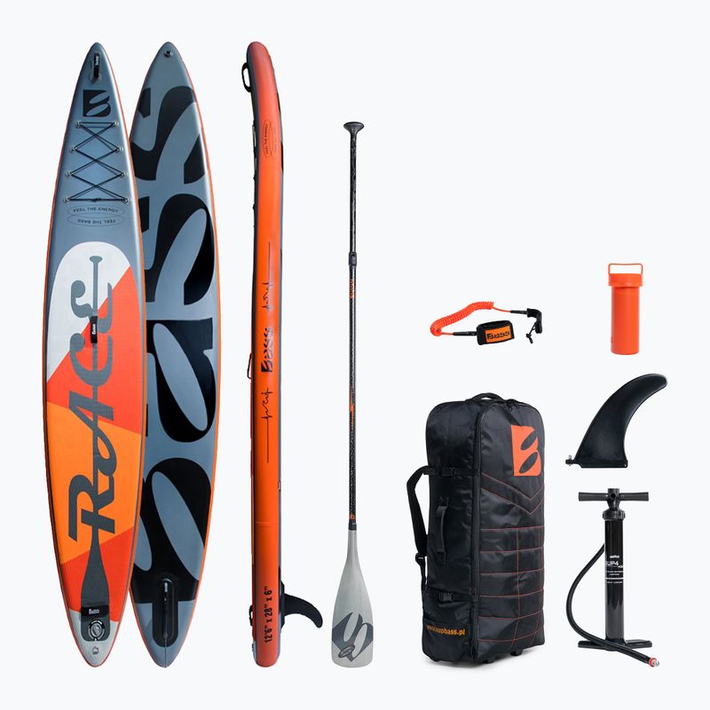 Bass Race Pro 12'6'' SUP prkno oranžové