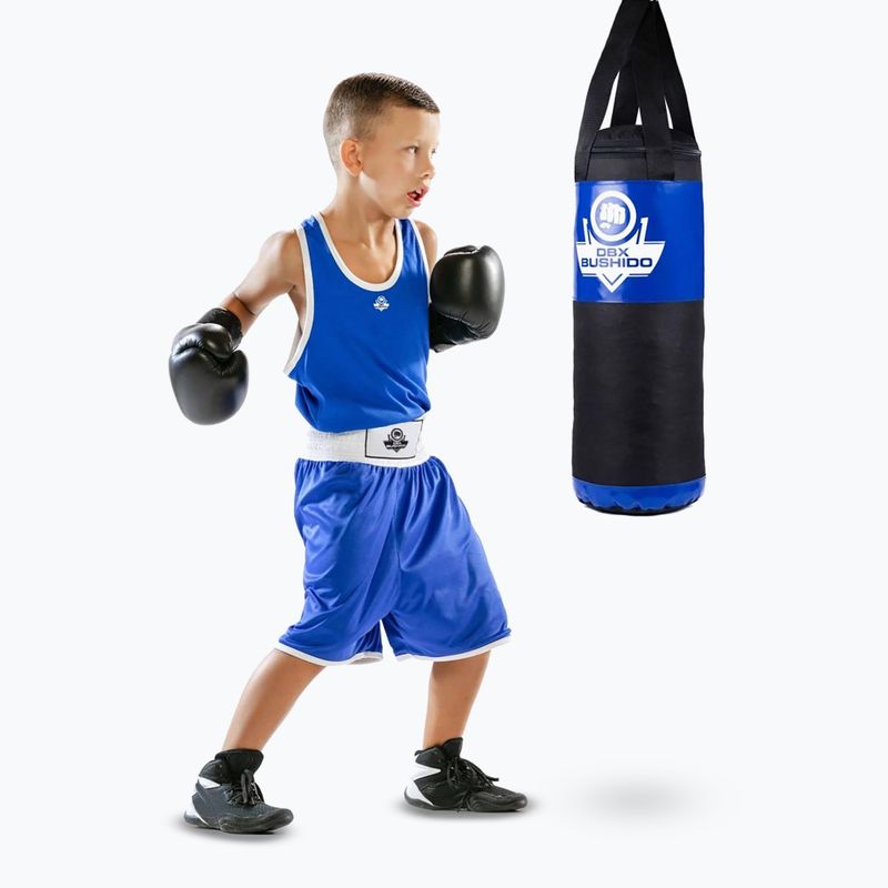 Dětský boxovací vak DBX BUSHIDO Kids 60 cm blue 10