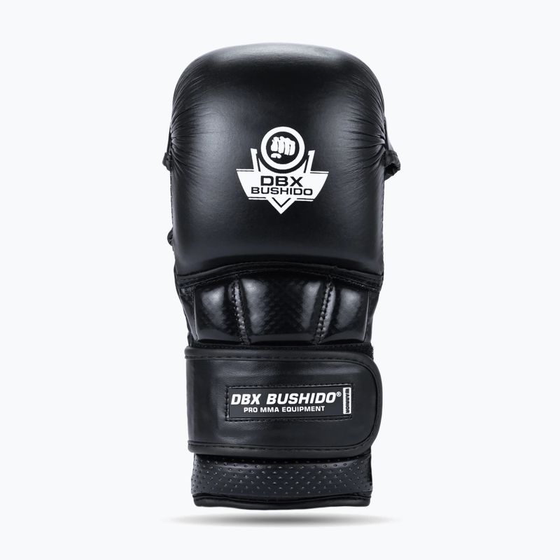 Grapplingové rukavice DBX BUSHIDO MMA Premium black/red 3