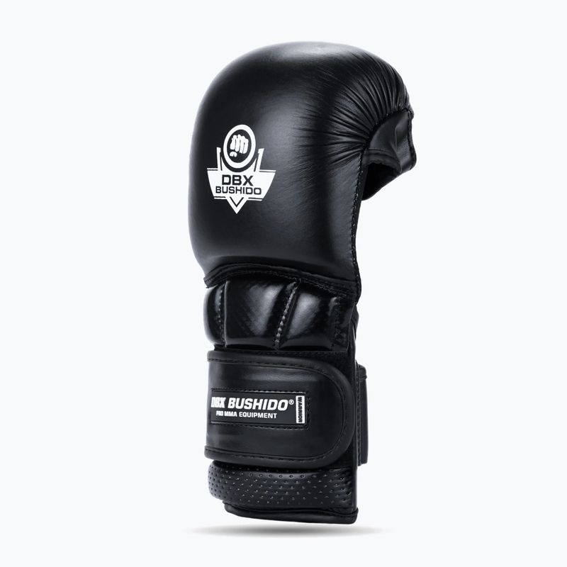 Grapplingové rukavice DBX BUSHIDO MMA Premium black/red 5